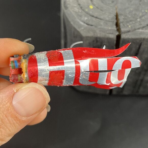 Whimsical Handmade Folk Tramp Art Tin Can Metal Sculpture Insect Hug Bug Figures - Picture 4 of 16